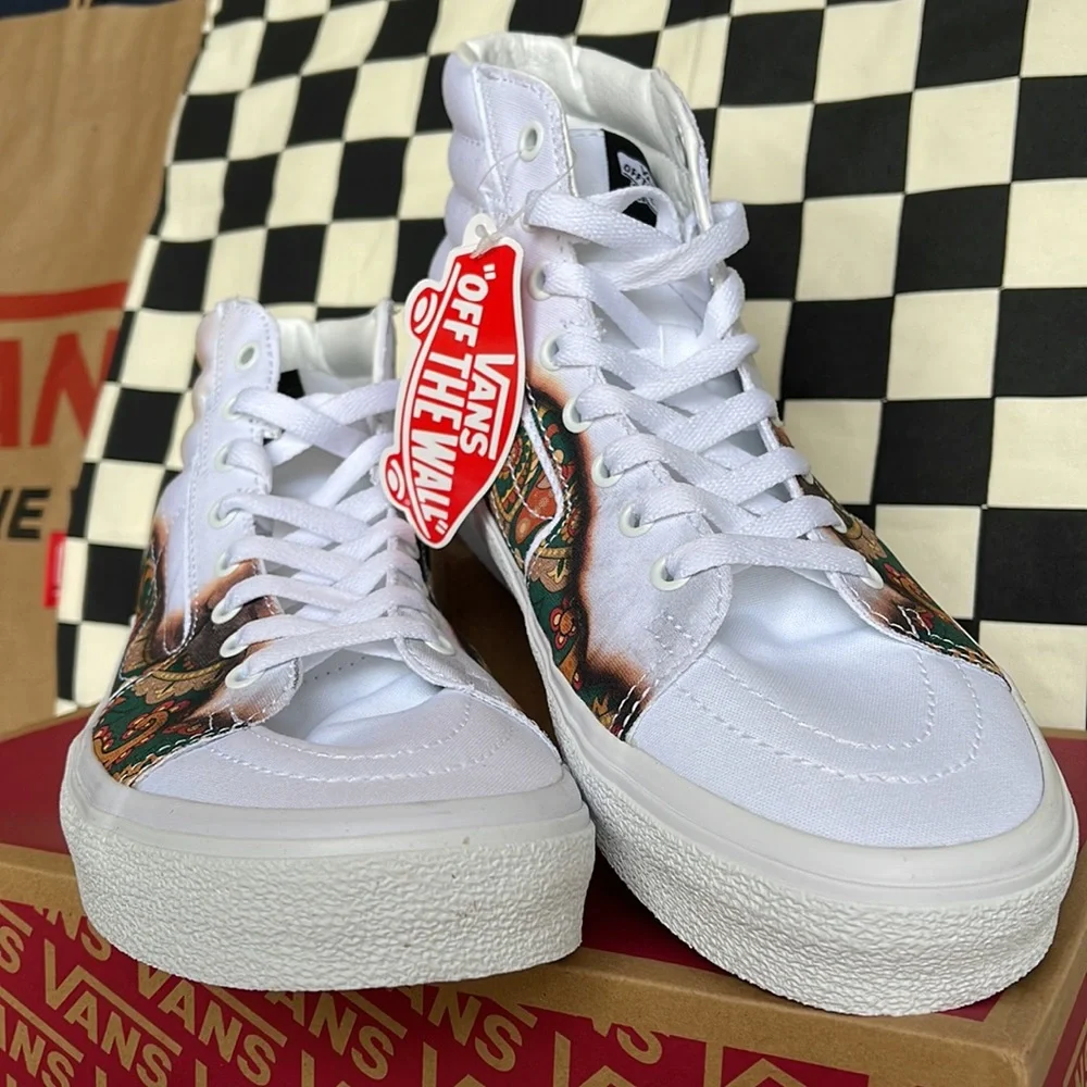 Vans Sk8-Hi Bolt Big Reveal True White/P WMNS sneakers - Picture 9 of 16